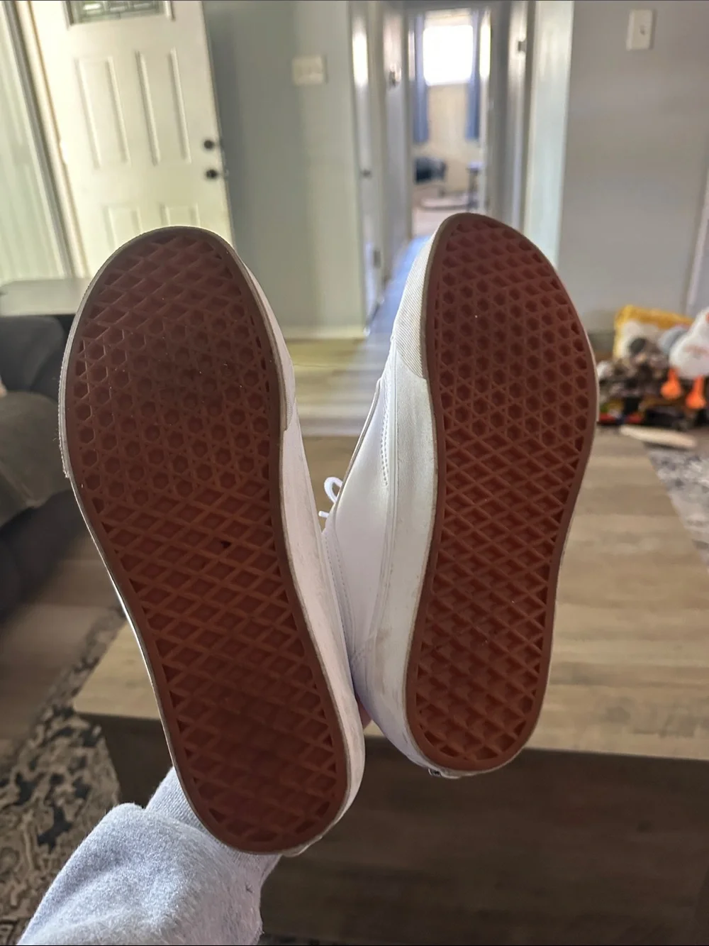 Vans White Old Skool Low-Top Sneakers